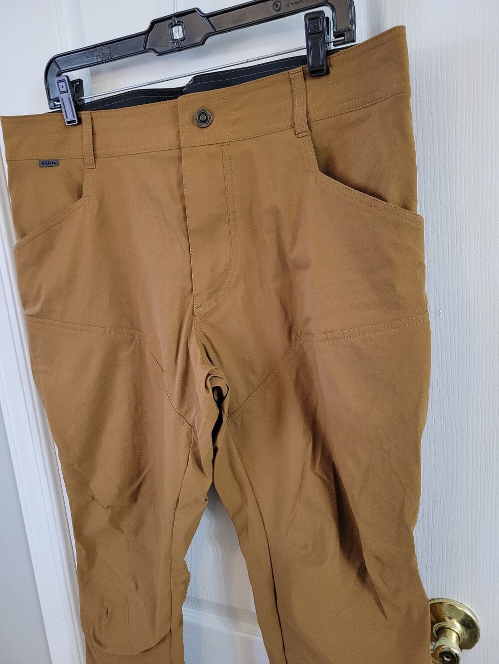 KÜHL Renegade Rock Pants Men's 36x30 Tapered Hiking Climbing Khaki Tan - Picture 3 of 14
